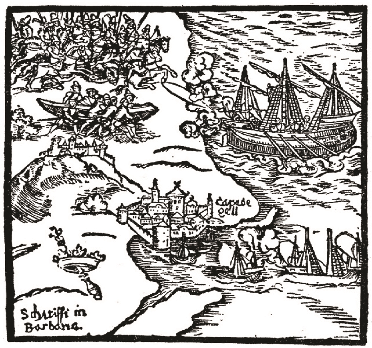 La caída de Santa Cruz — Cap de Gell, Hans Staden