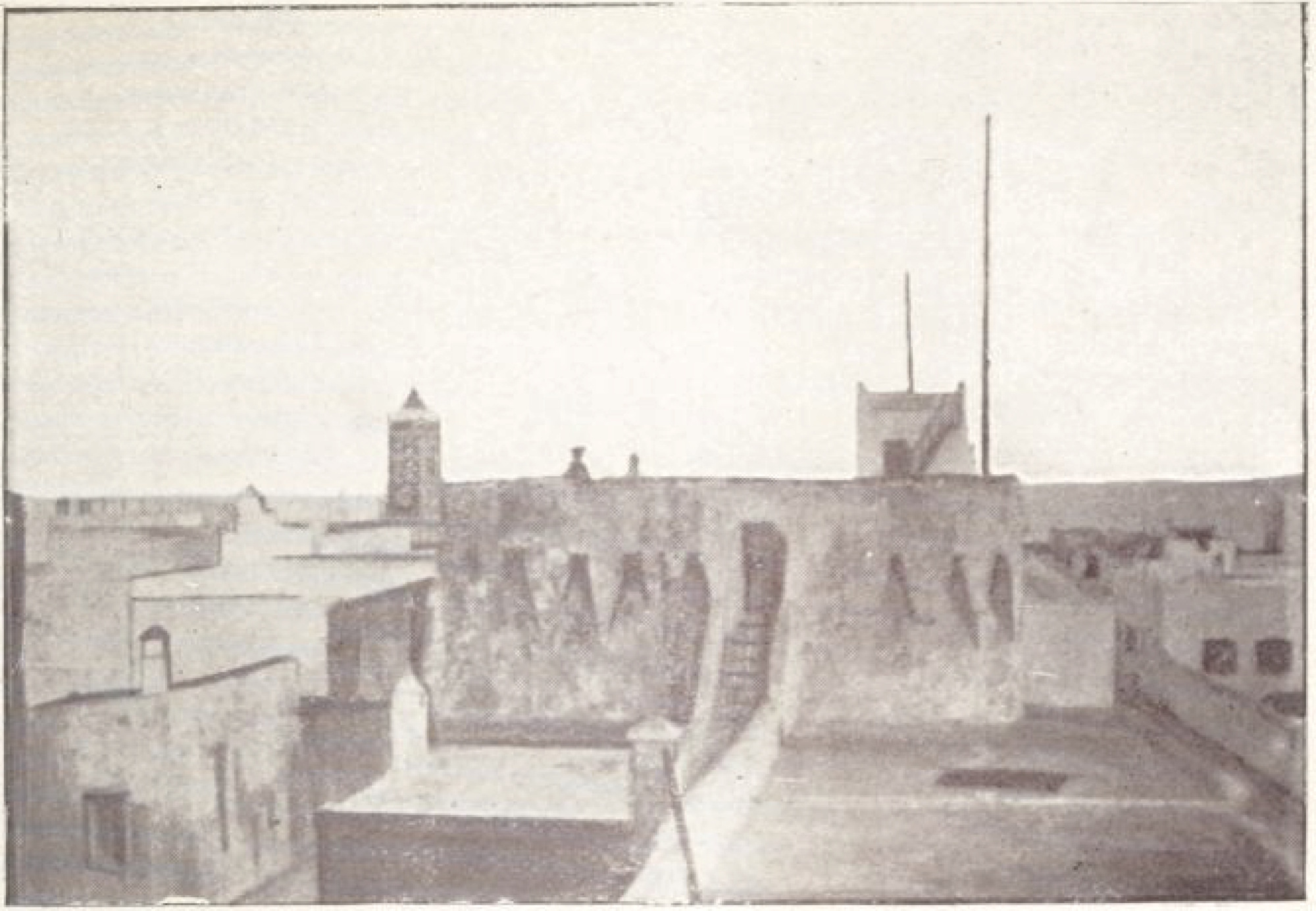 La Torre Boreja en 1917, par Joseph Goulven, avant reconstruction