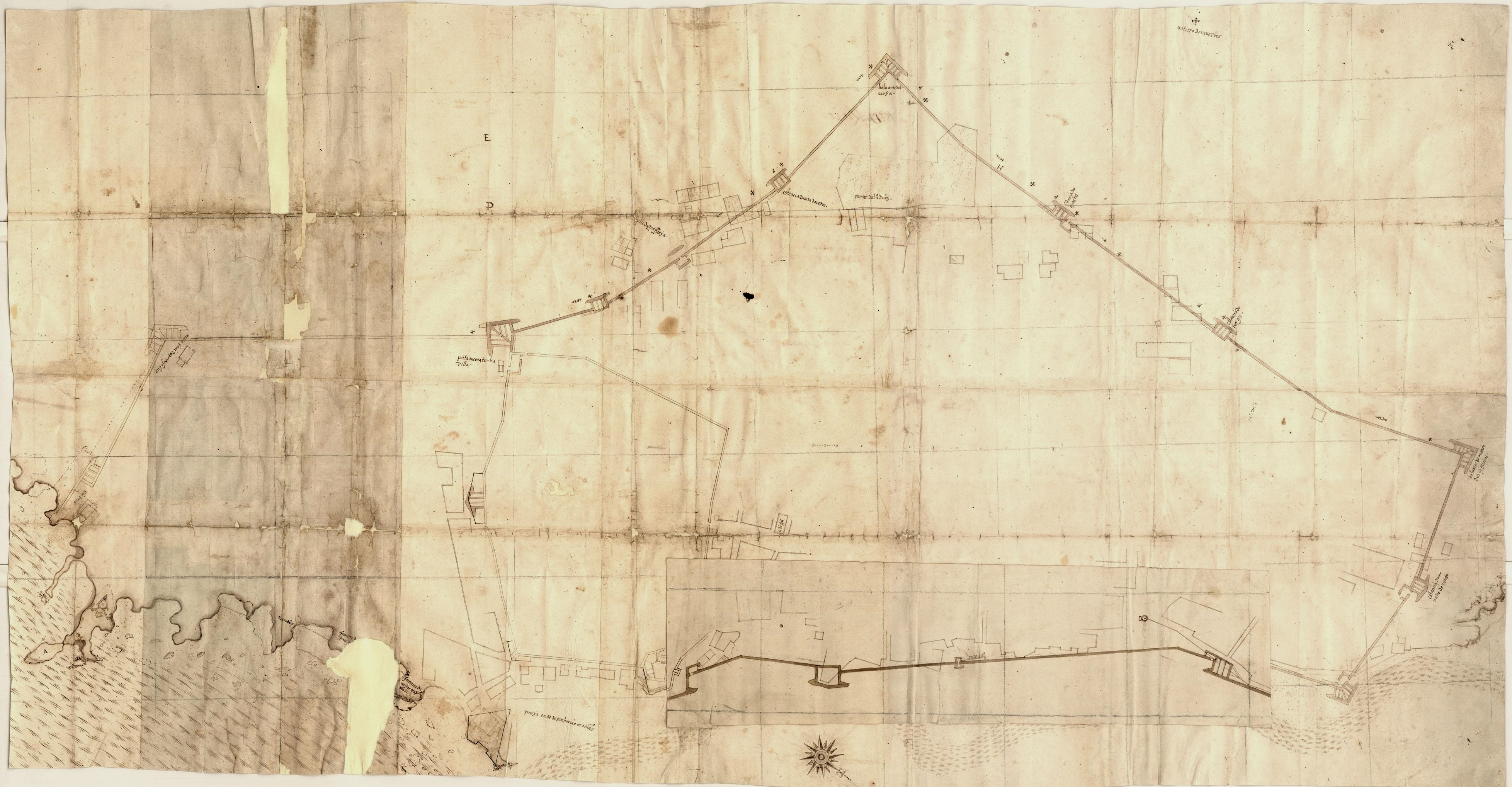 Lagos Walls project, 1553–1554, by Miguel de Arruda — Stockholm archive