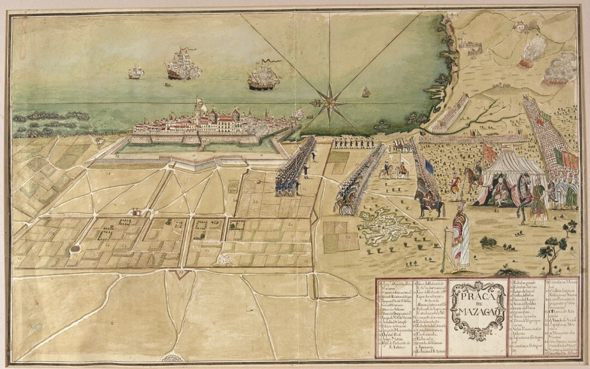 Praça de Mazagão — the 1769 siege with tribal camps